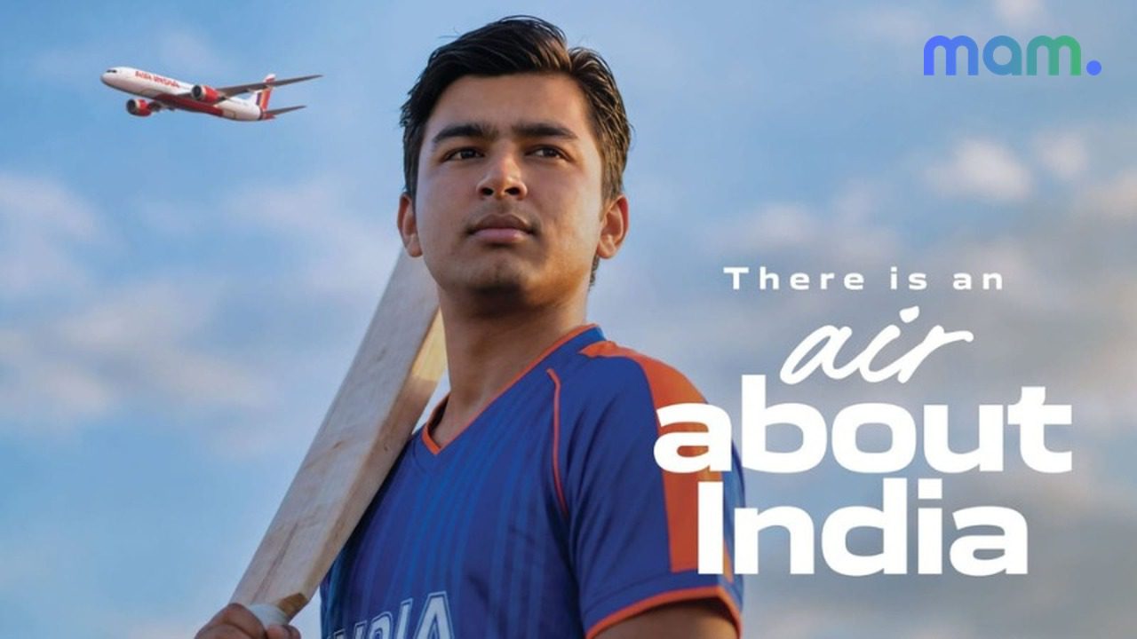 Air India There is an Air About India Vaibhav Sooryavanshi Together We Fly — mam mark