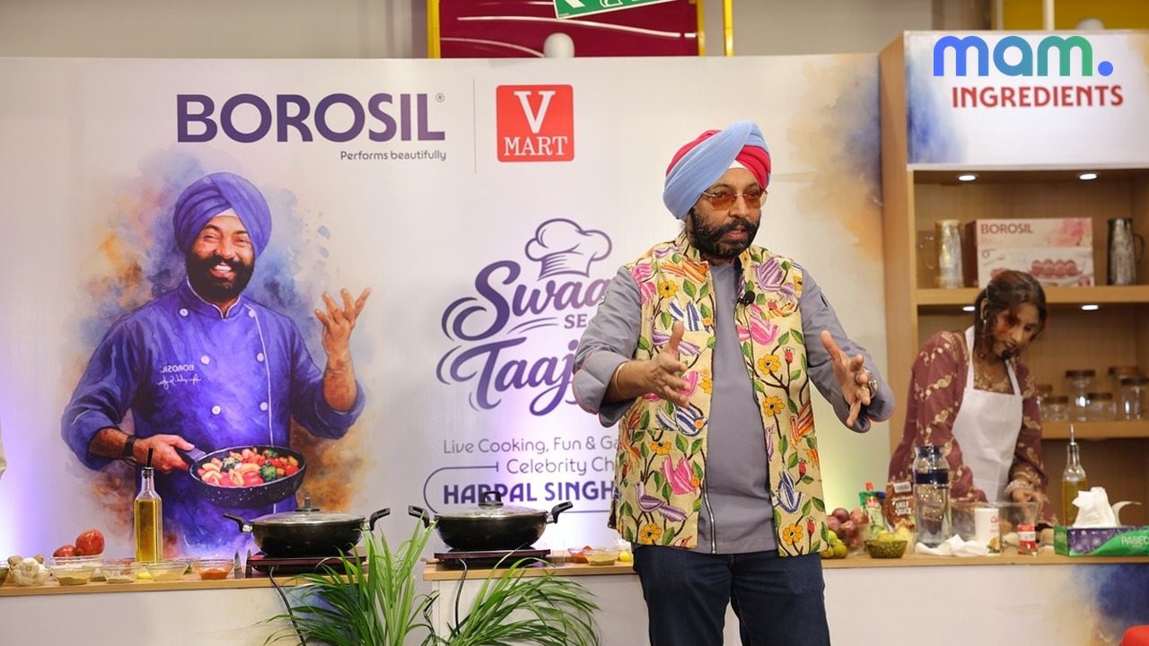 Borosil Swaad Se Taaj Tak cook-off with Chef Harpal at V-Mart Kolkata — mam mark