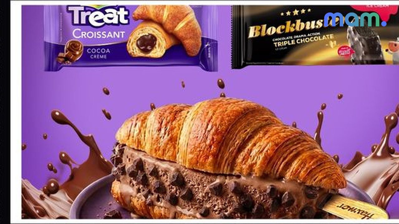 Britannia Treat Croissant Havmor Blockbuster ice cream sandwich — mam mark