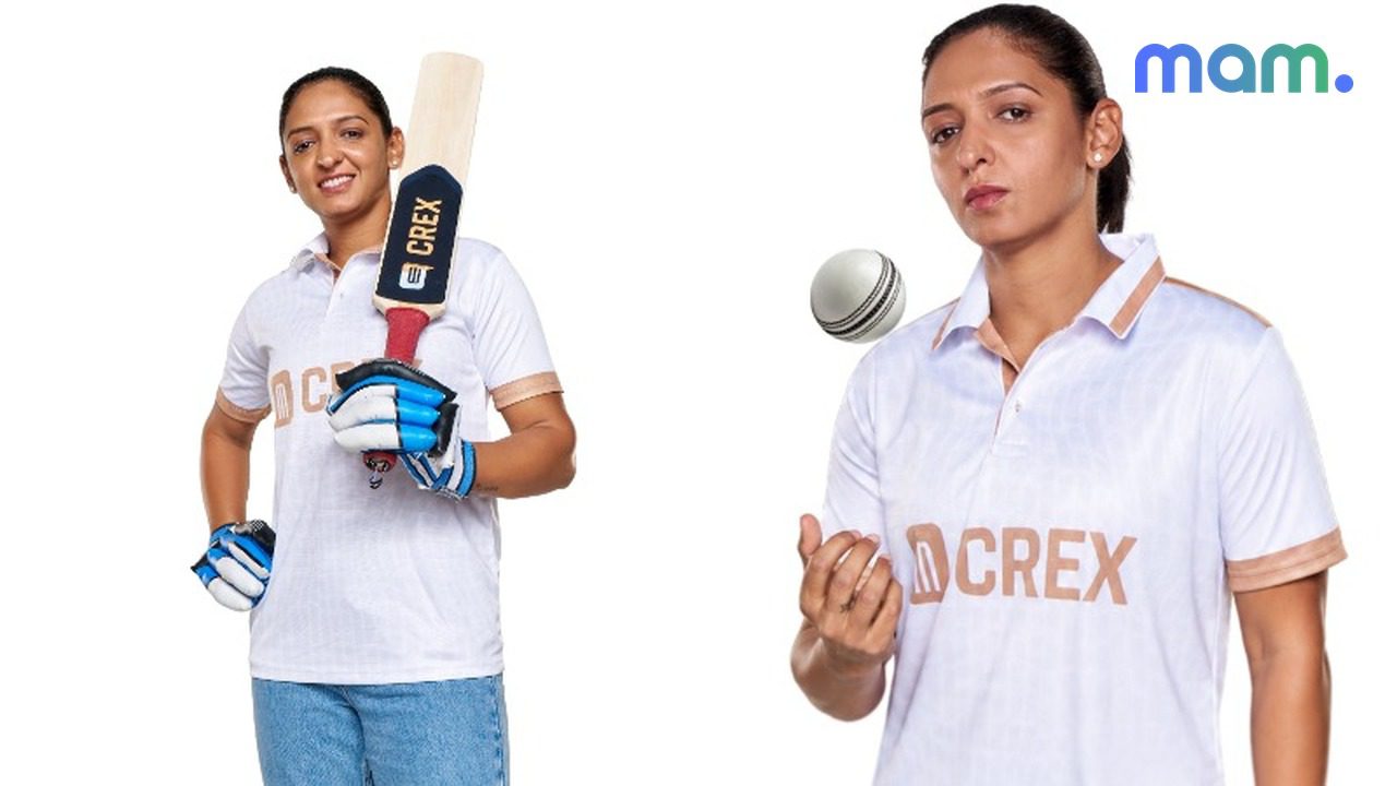 CREX Harmanpreet Kaur third-year partnership campaign cover