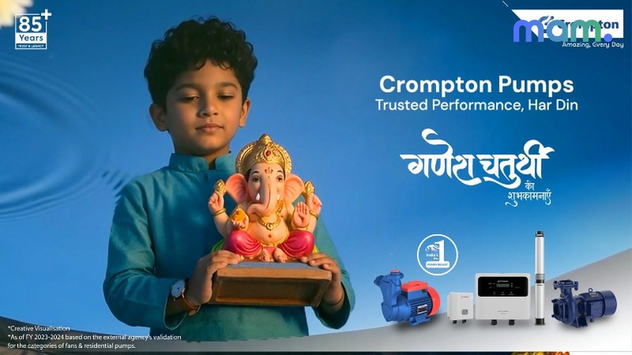 Crompton Pumps AI Ganesh Chaturthi IntelliSense SmartPro film — mam mark