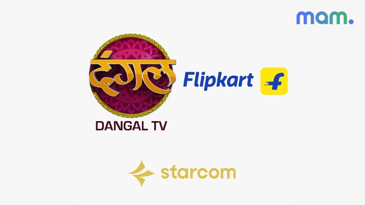 Dangal TV Flipkart Starcom Rimjhim content-to-commerce partnership logos