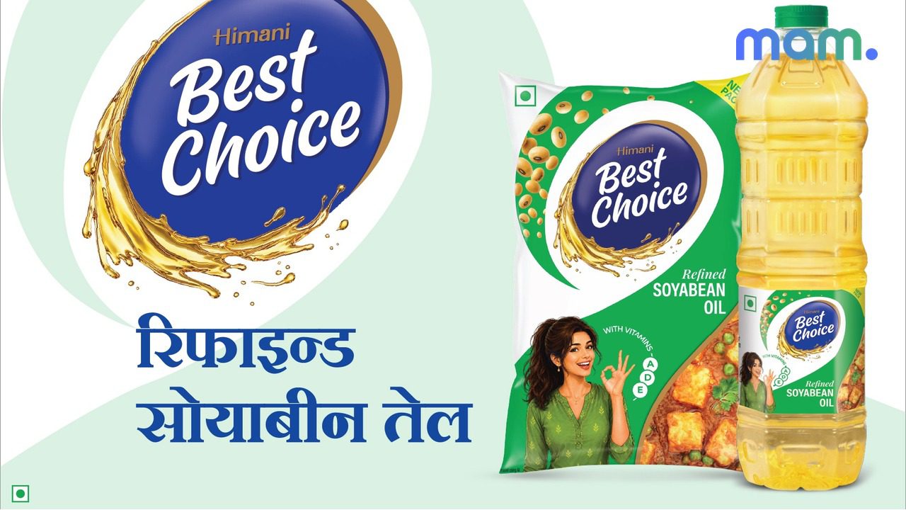 Himani Best Choice Emami Agrotech packaging refresh edible oil India — mam mark