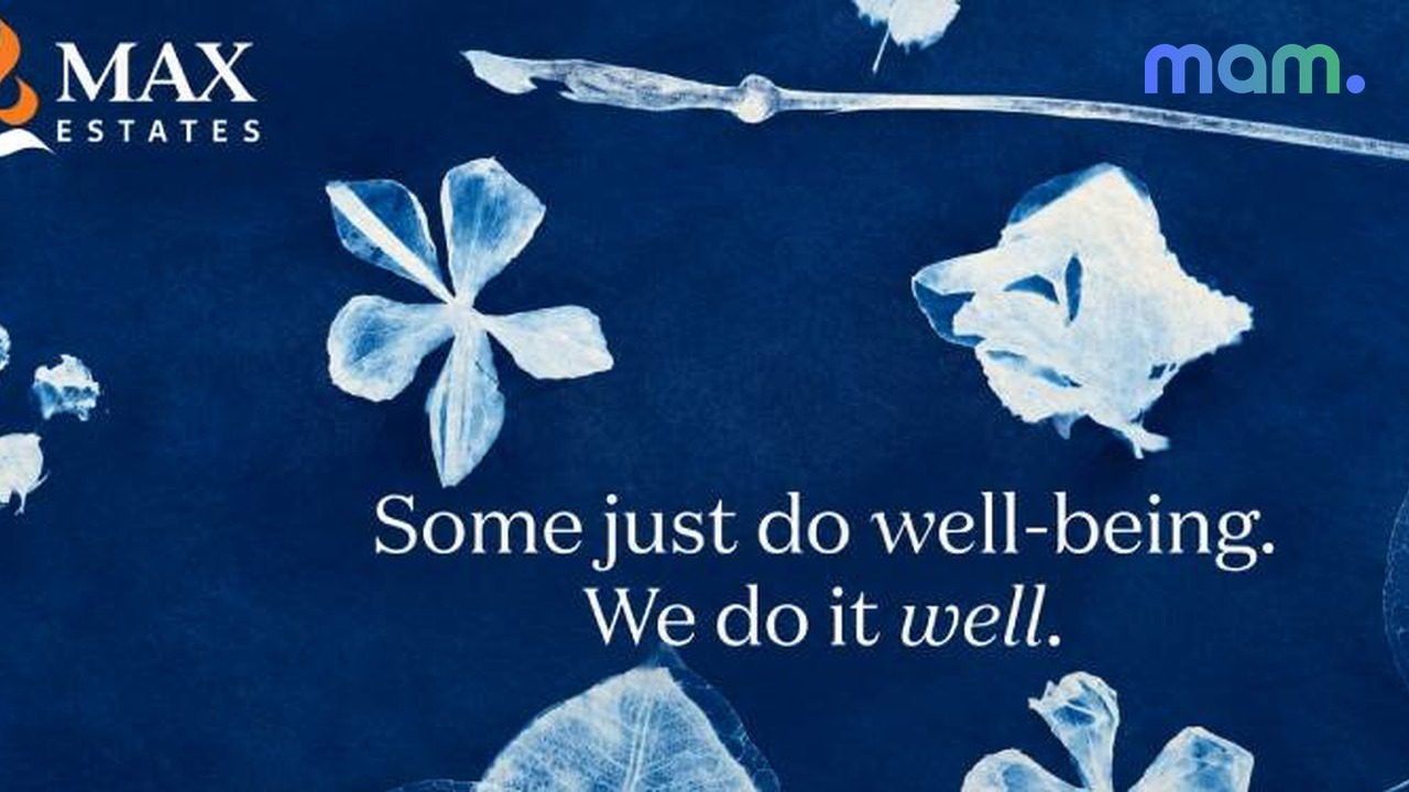 Max Estates 10-year well-being cyanotype campaign — mam mark
