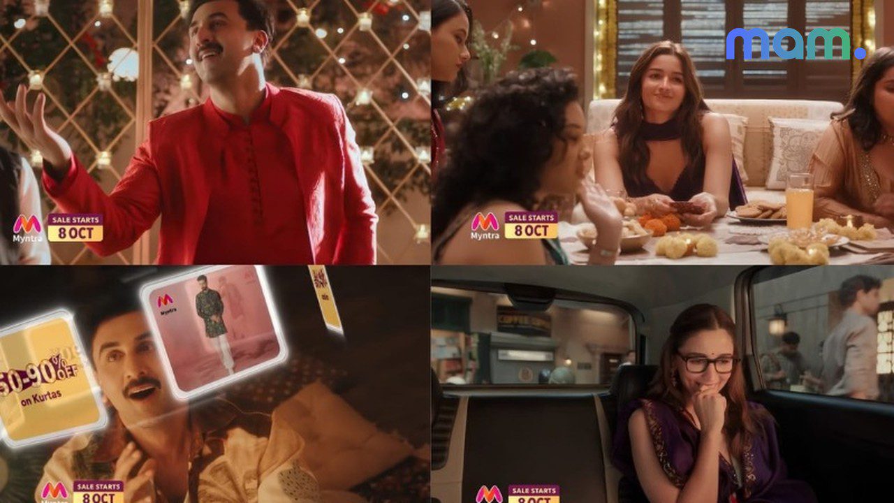 Myntra Big Fashion Festival Alia Bhatt Ranbir Kapoor India — mam mark