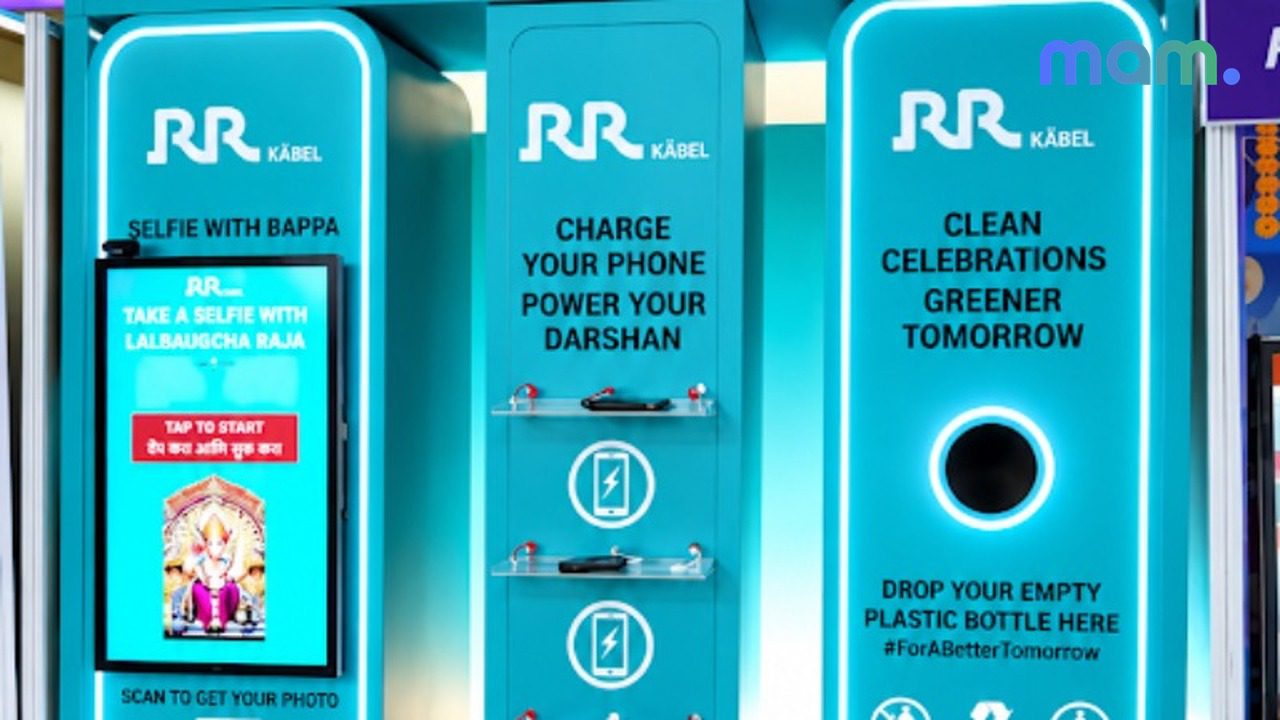 RR Kabel Lalbaugcha Raja Ganeshotsav activation — mam mark