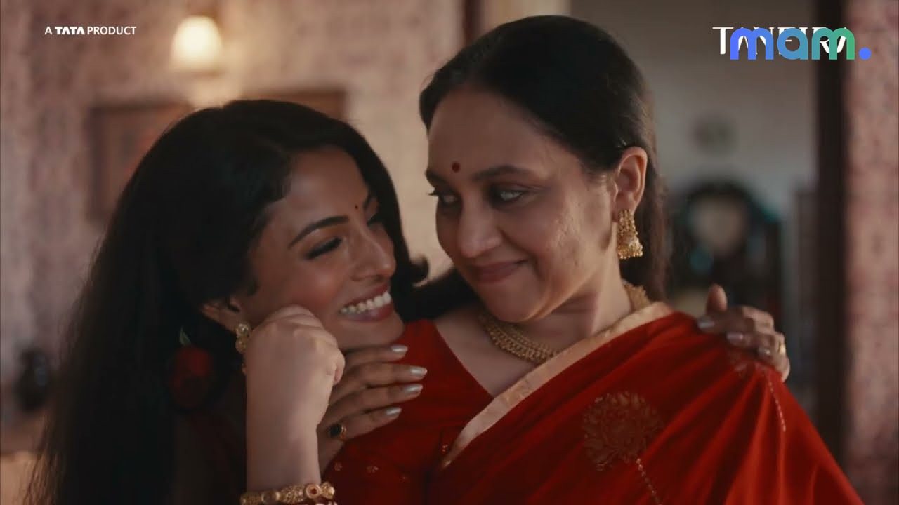 Taneira From a Mother's Hands to Yours Durga Pujo saree campaign — mam mark