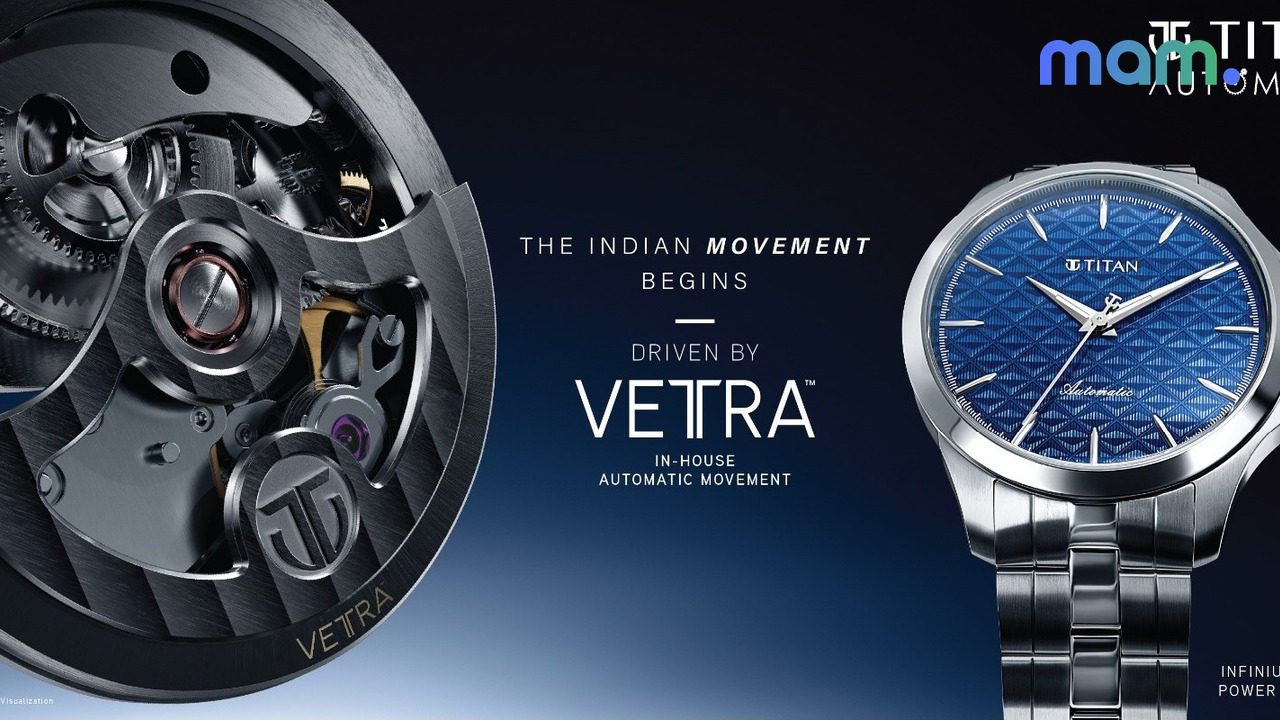 Titan Vetra in-house mechanical movement Automatics collection — mam mark