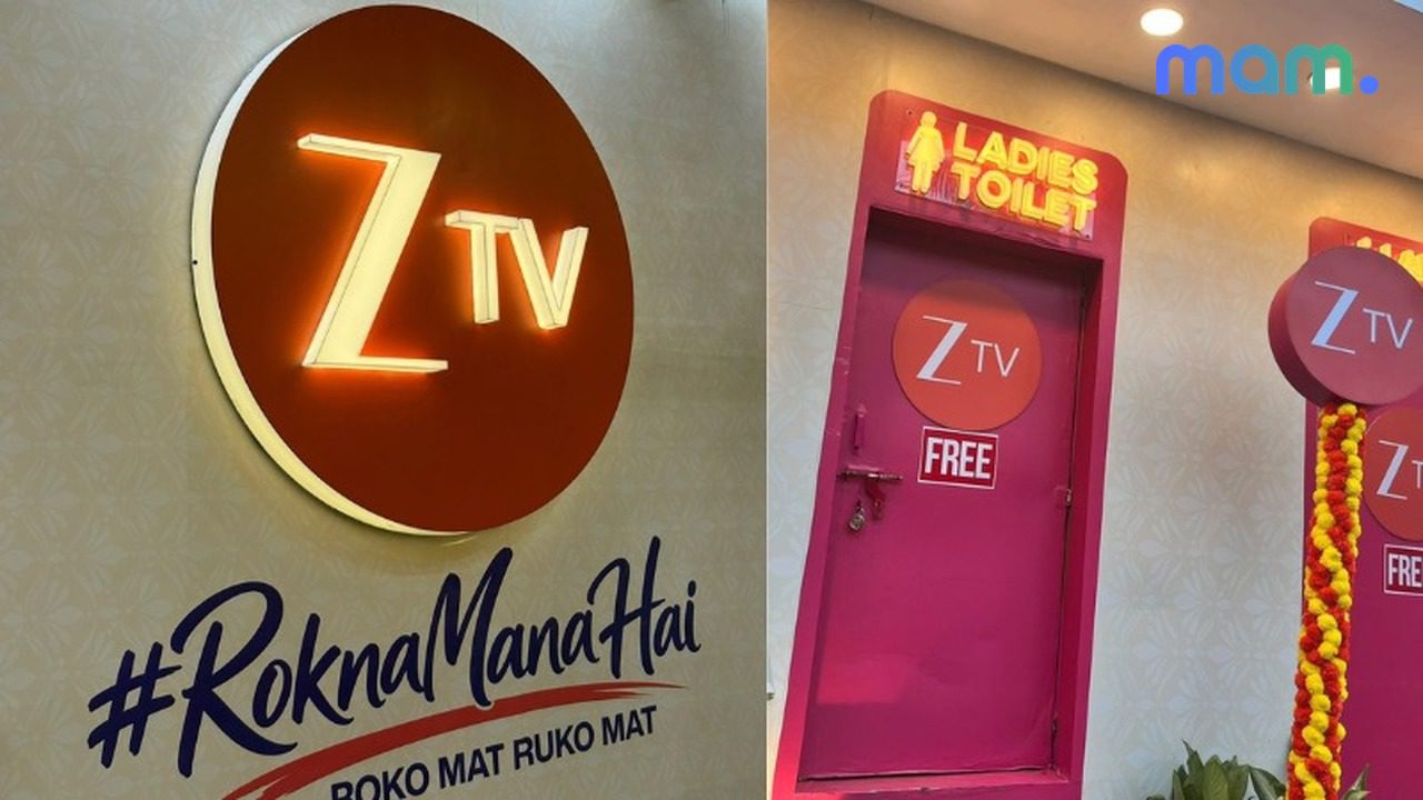 Zee TV Ladies Special women’s washroom Parel Cha Raja Ganesh Chaturthi Mumbai — mam mark
