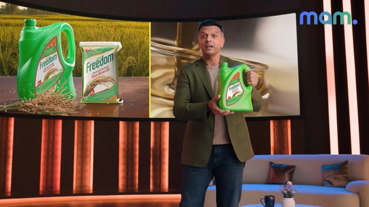 Freedom Dil Ki Baat Rahul Dravid Rice Bran Oil campaign — mam mark