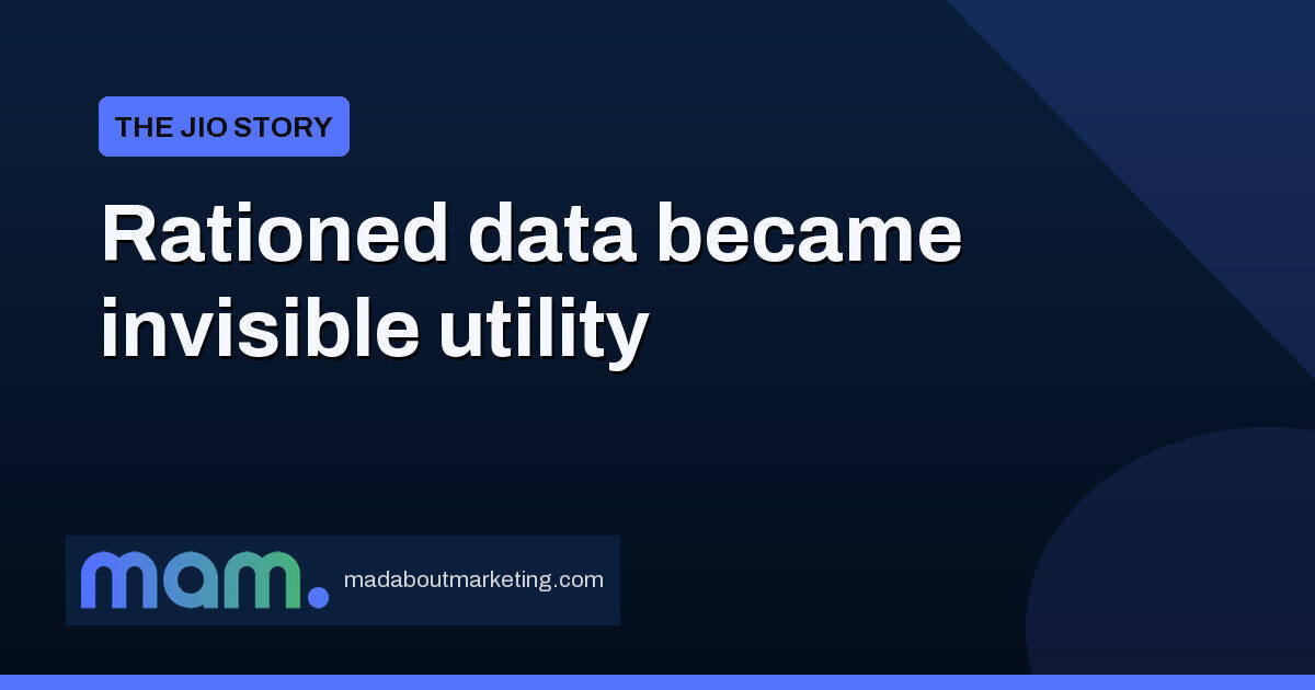 How Jio turned rationed data into an invisible everyday utility
