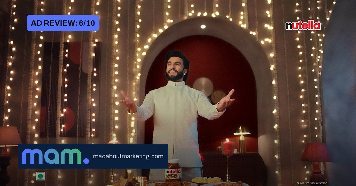 Nutella’s Ranveer Singh Diwali ad places the jar at the head