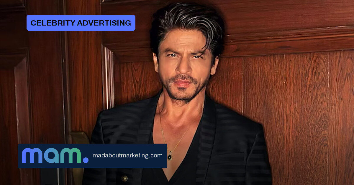 Shah Rukh Khan Tops TV Ad Visibility as Celebrity Ads Fall 17%