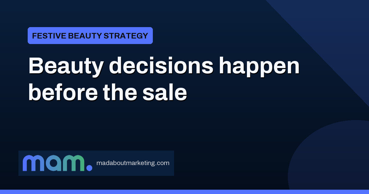 Beauty shoppers decide before the sale